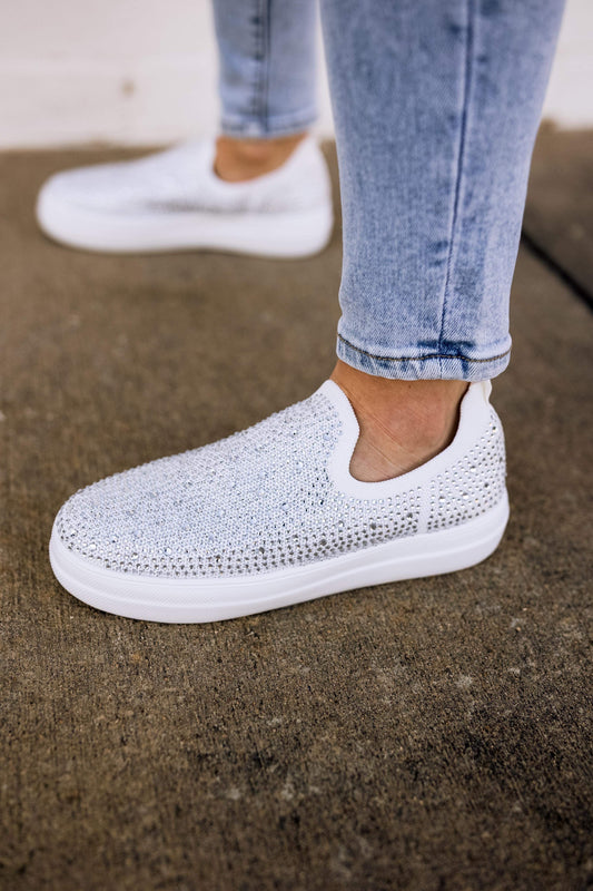 Sass sneaker in White